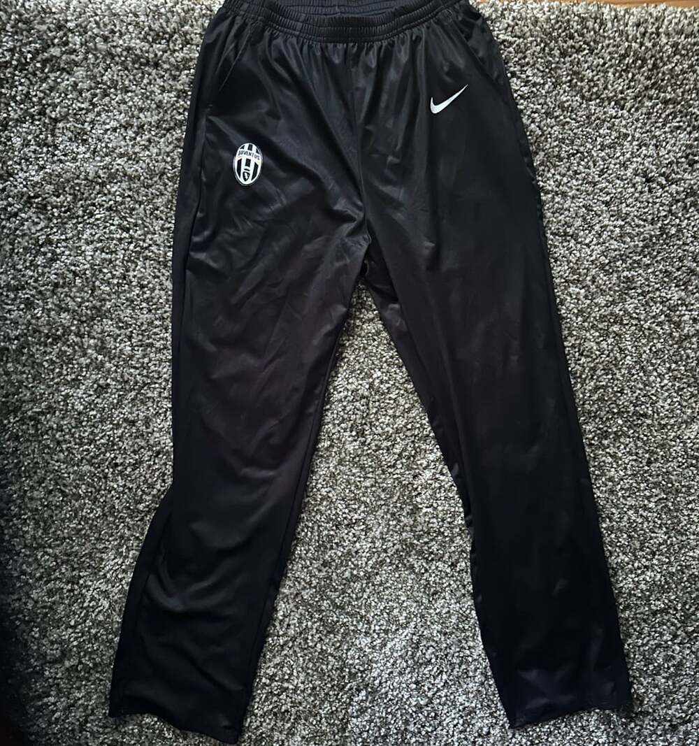 Nike Juventus Black Soccer Track Pants Men's Medium